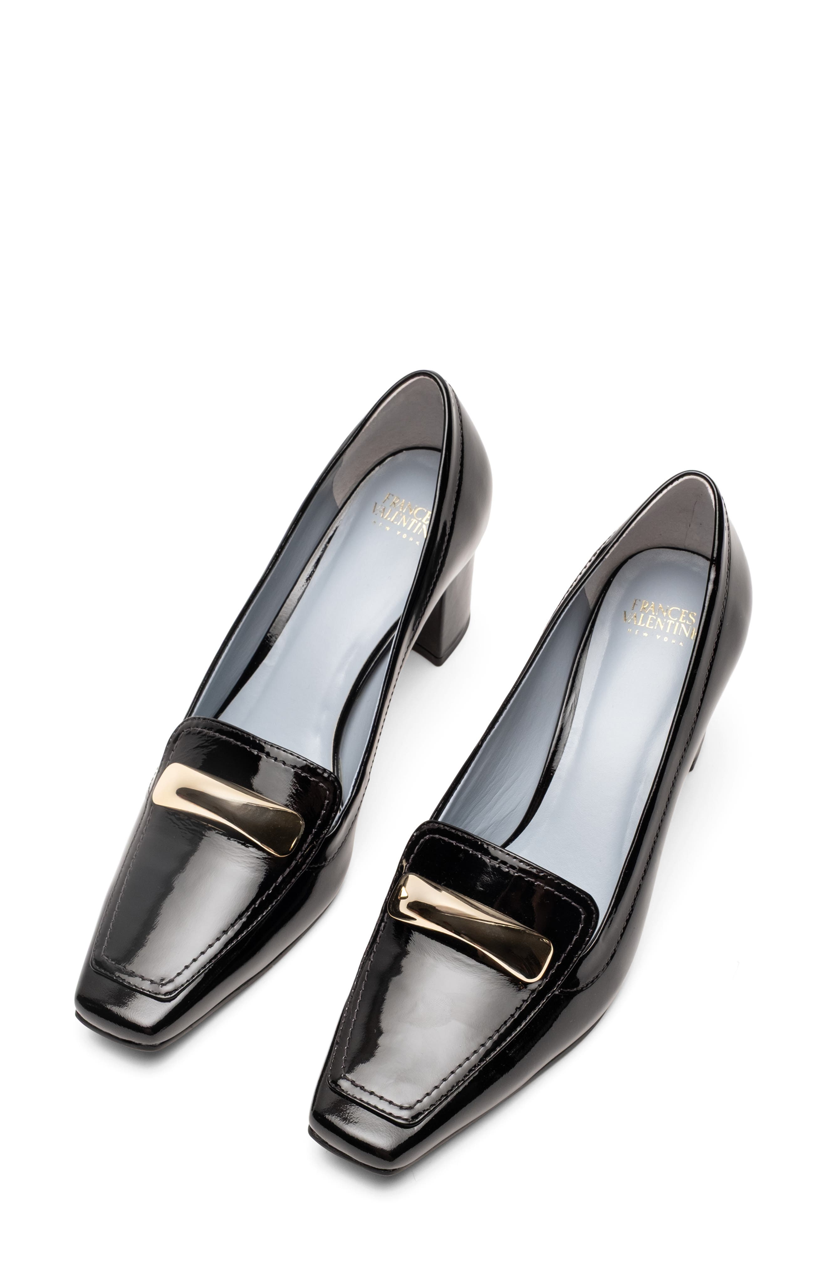 Barbara Loafer Pump, Alternate, color, BLACK