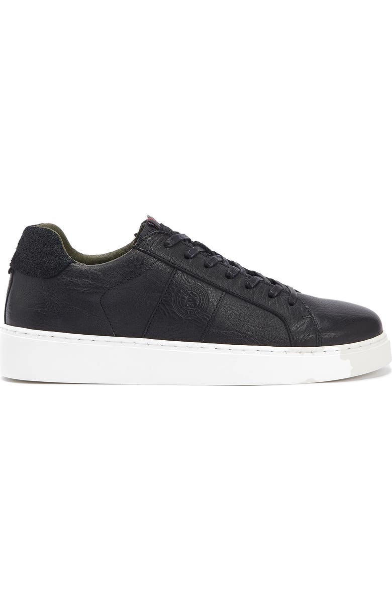 Barbour Ponting Sneaker, Alternate, color, Black