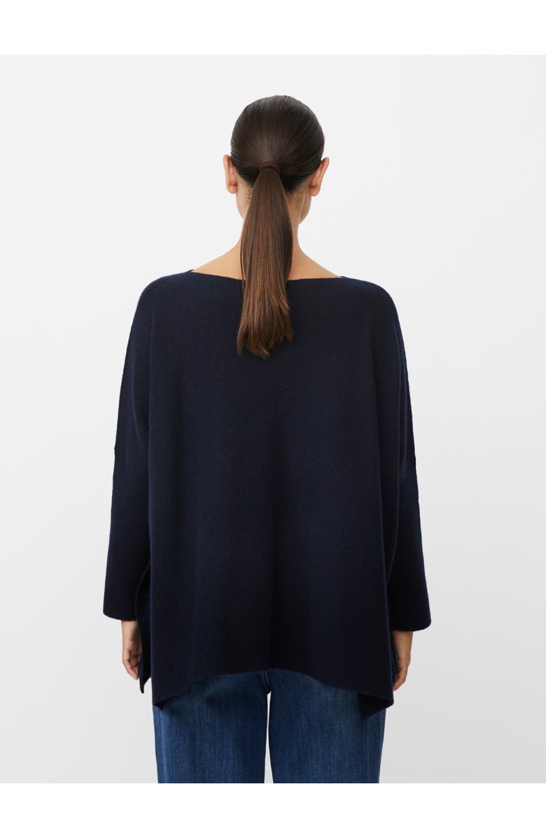 Masai Copenhagen MaFayela Knit Poncho, Alternate, color, Navy Blazer