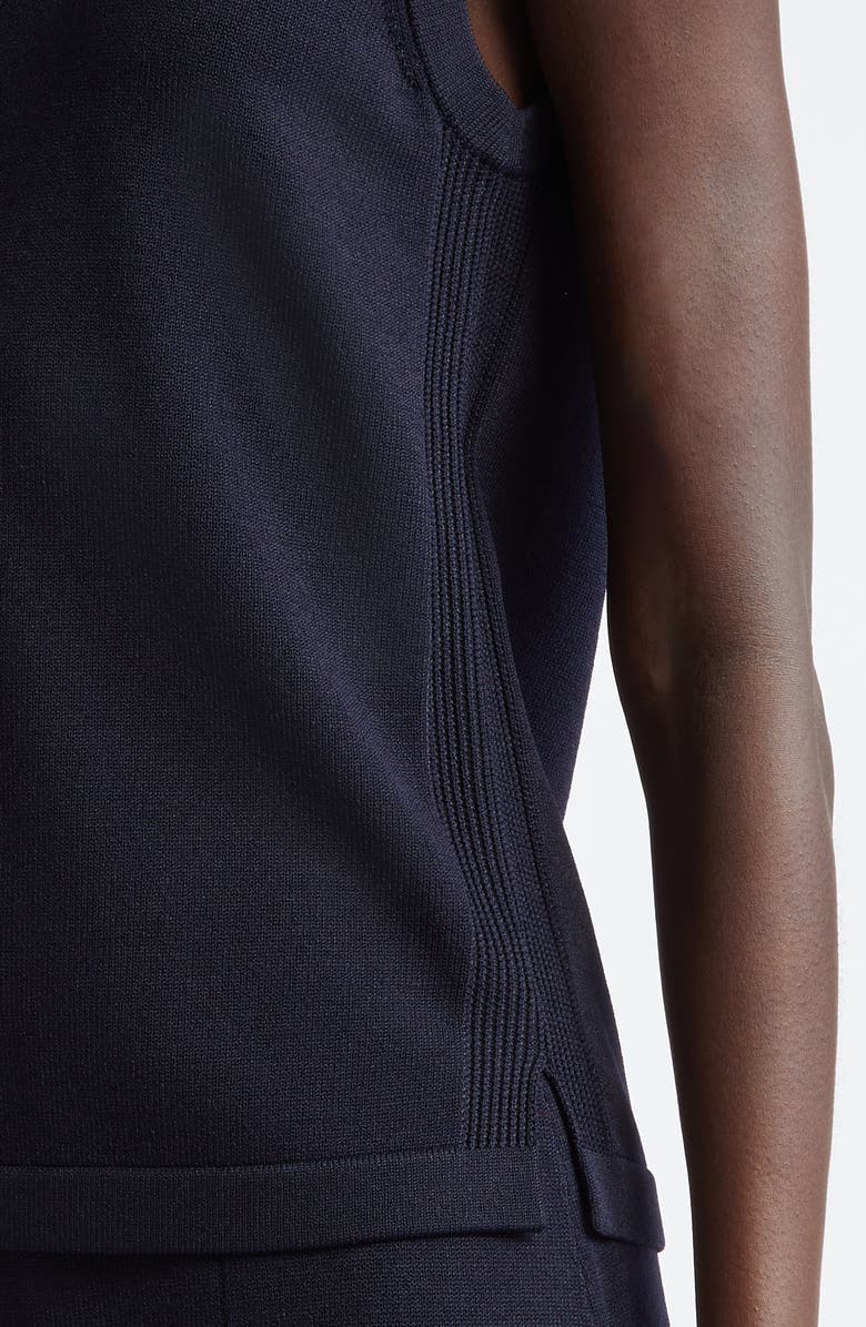 ST. JOHN Santiago Scoop Neck Sweater, Alternate, color, Midnight