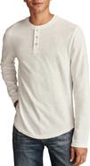 Lucky Brand Weekend Long Sleeve Slubbed Henley