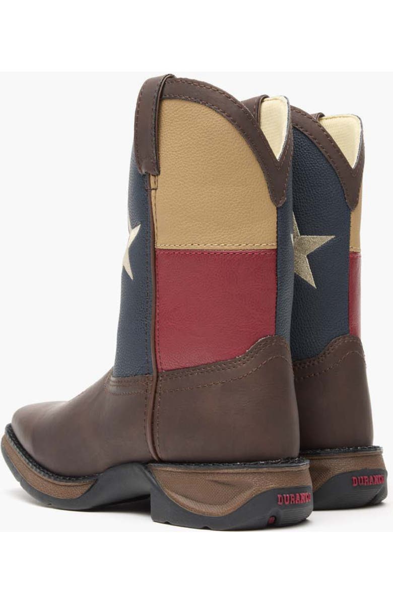 DURANGO Lil' Kids' Texas Flag Western Boot, Alternate, color, Brown And Texas Flag