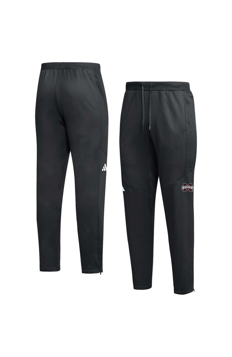 adidas Men's adidas  Black Mississippi State Bulldogs 2023 Travel AEROREADY Tapered Pants, Main, color, 