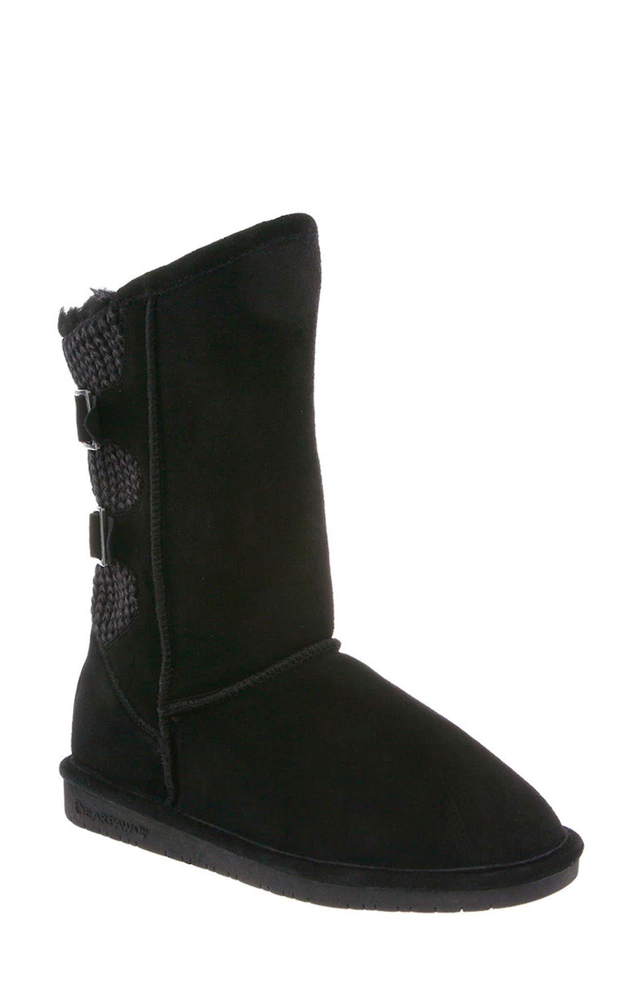 BEARPAW Boshie Genuine Sheepskin Boot, Main, color, 