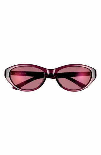 58mm Polarized Oval Sunglasses