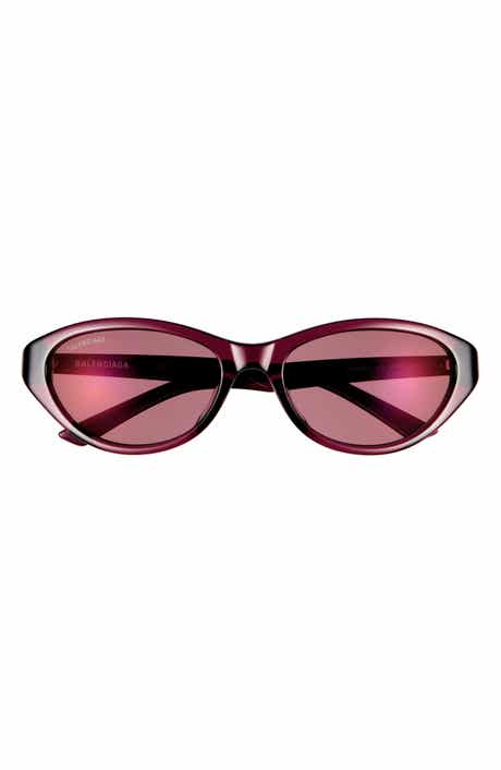 58mm Polarized Oval Sunglasses