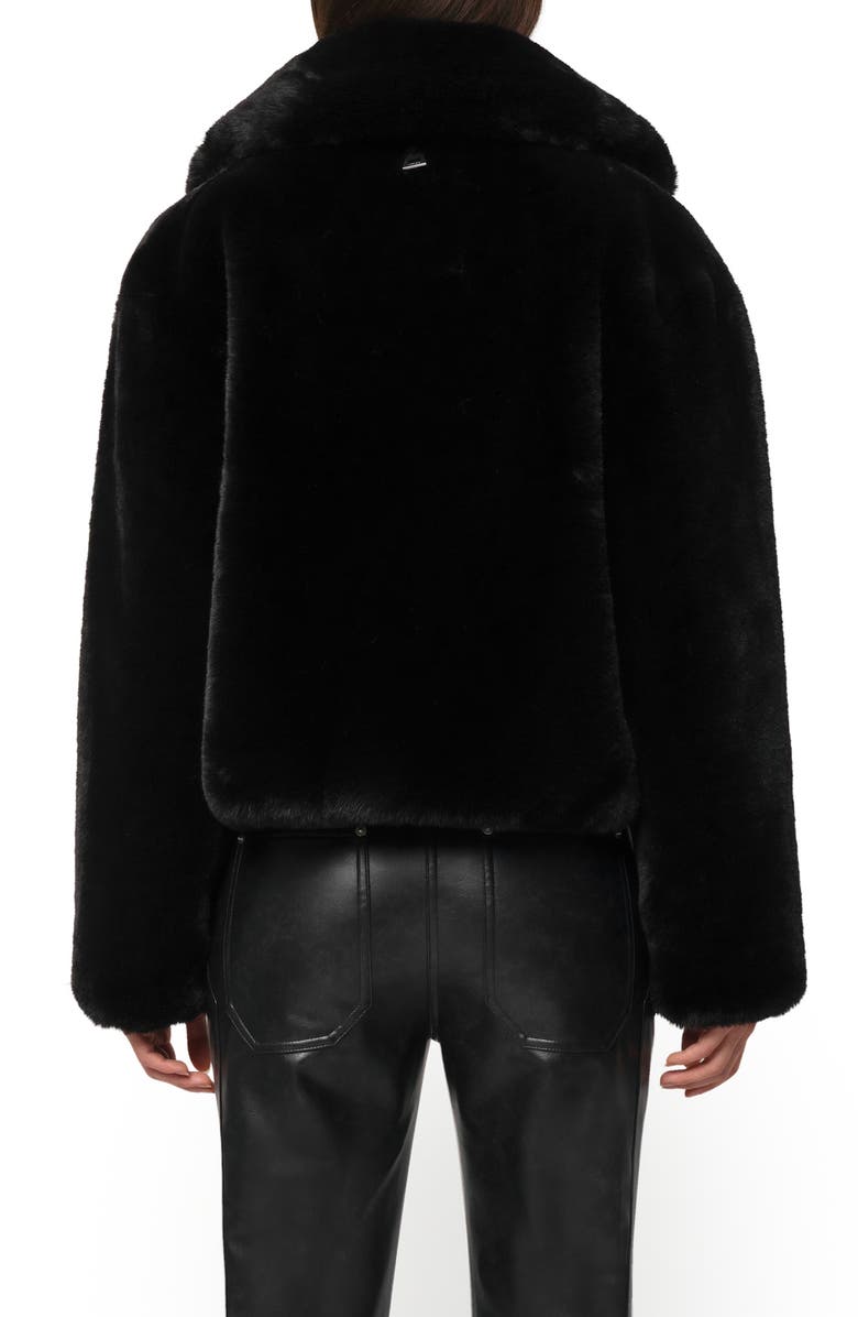 Apparis Miller Crop Recycled Polyester Pluche<sup>™</sup> Faux Fur Coat, Alternate, color,