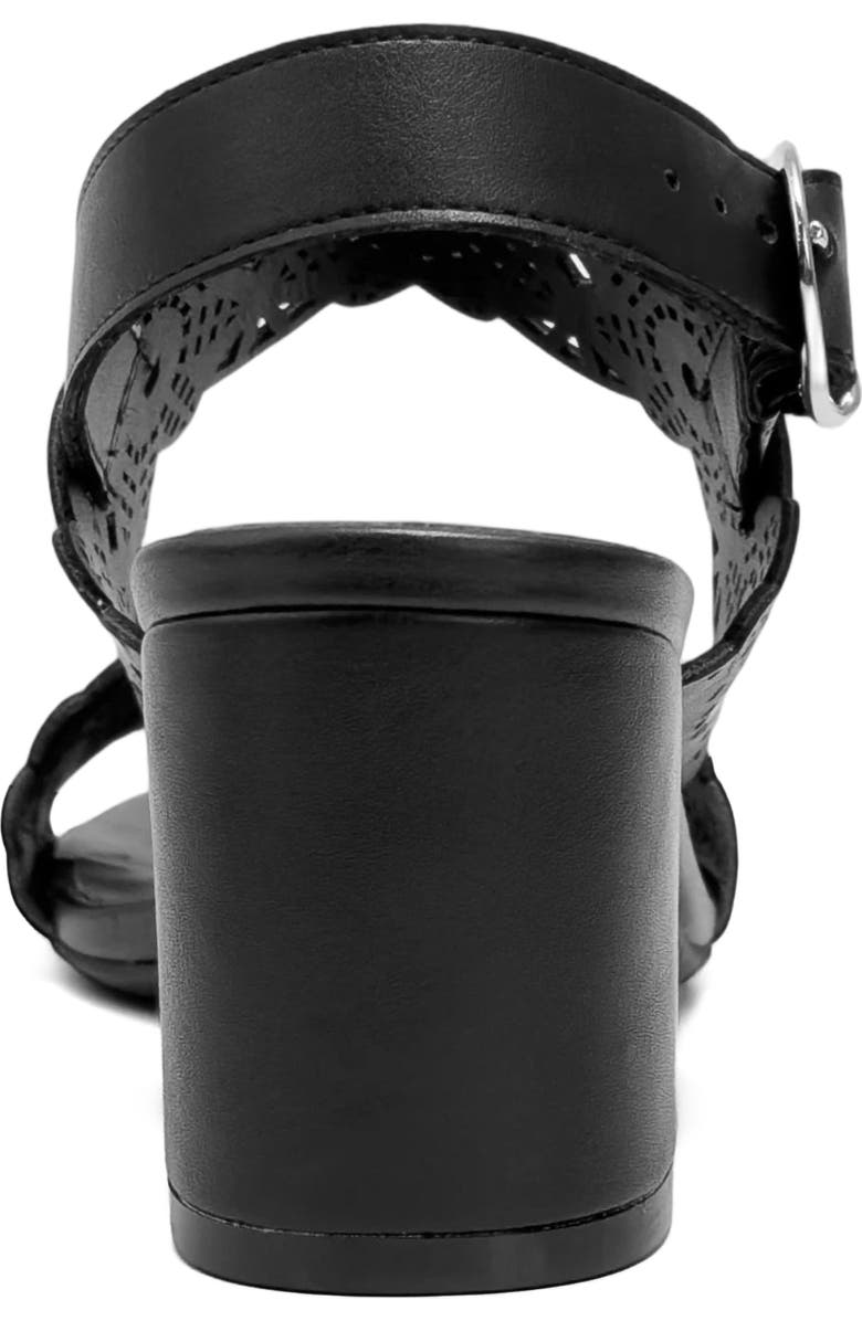 Aerosoles Glen Slingback Sandal, Alternate, color, Black Perf Fx Nappa