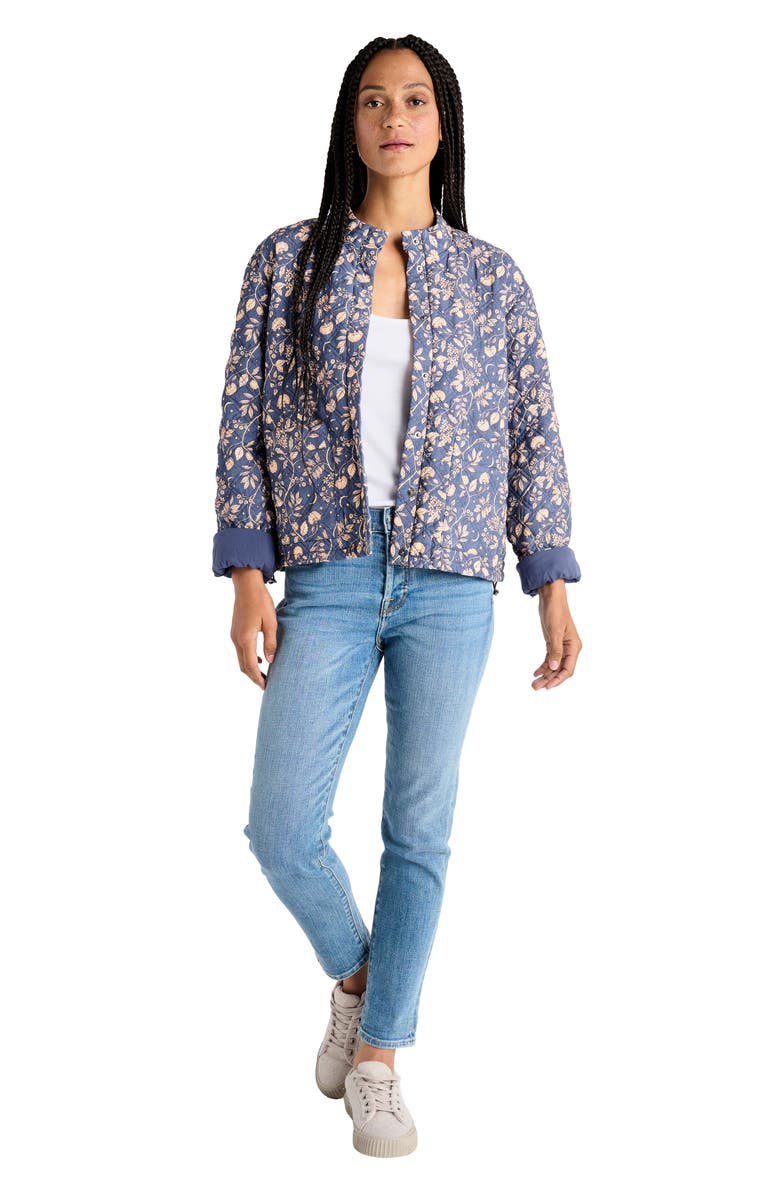 Splendid Eleanor Floral Quilted Jacket, Alternate, color,