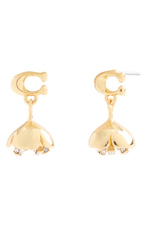 Floral Drop Earrings