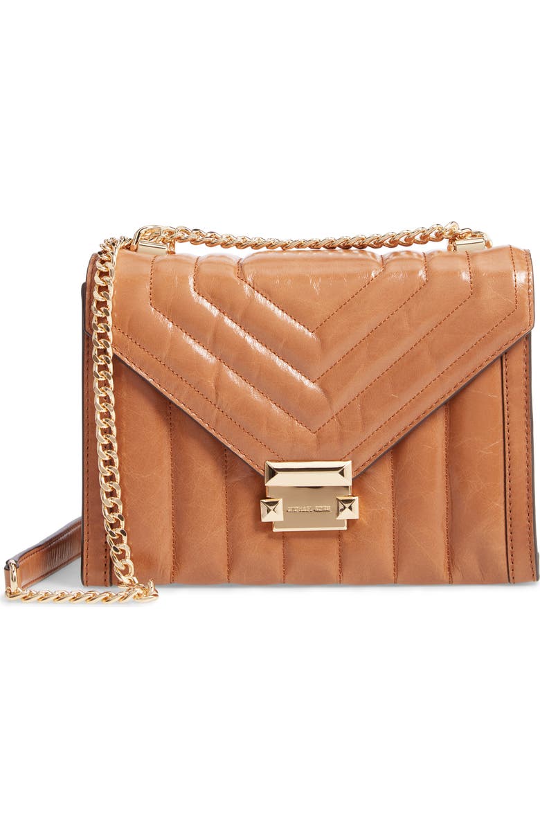 MICHAEL Michael Kors Large Quilted Leather Shoulder Bag, Main, color,