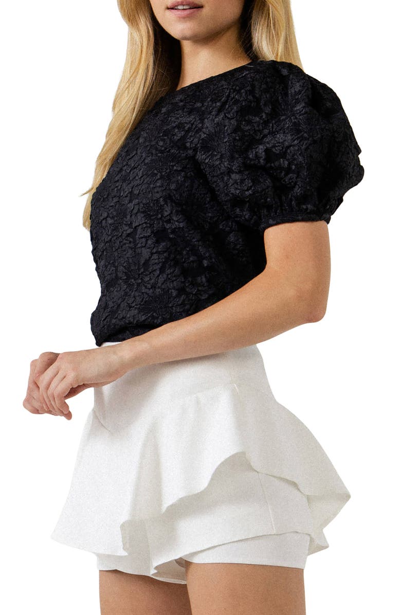 Endless Rose Textured Floral Blouse, Alternate, color, 