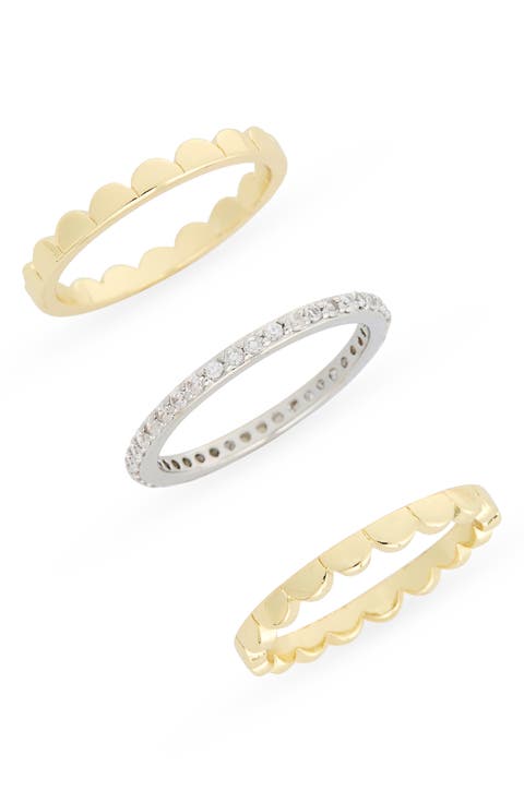 Pack of 3 Assorted Stacking Rings
