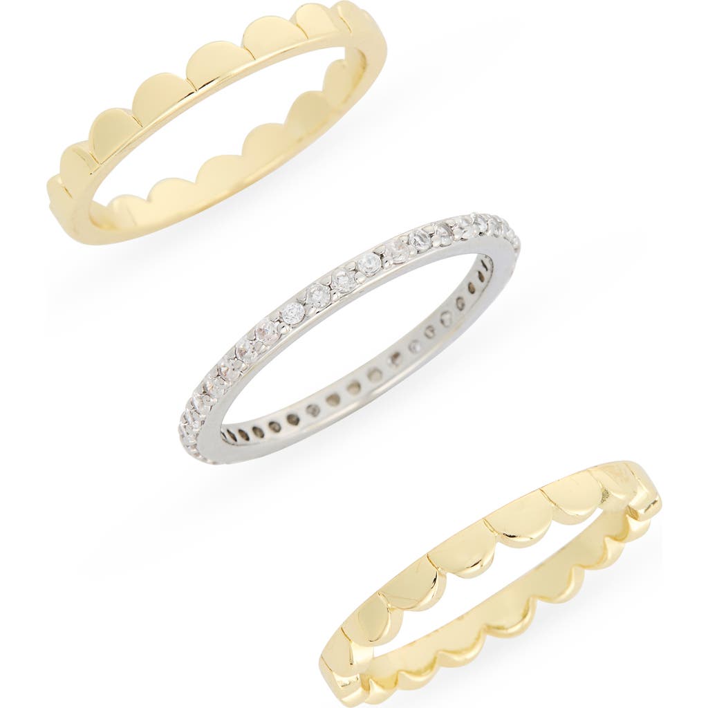 Covet Pack Of 3 Assorted Stacking Rings In Multi