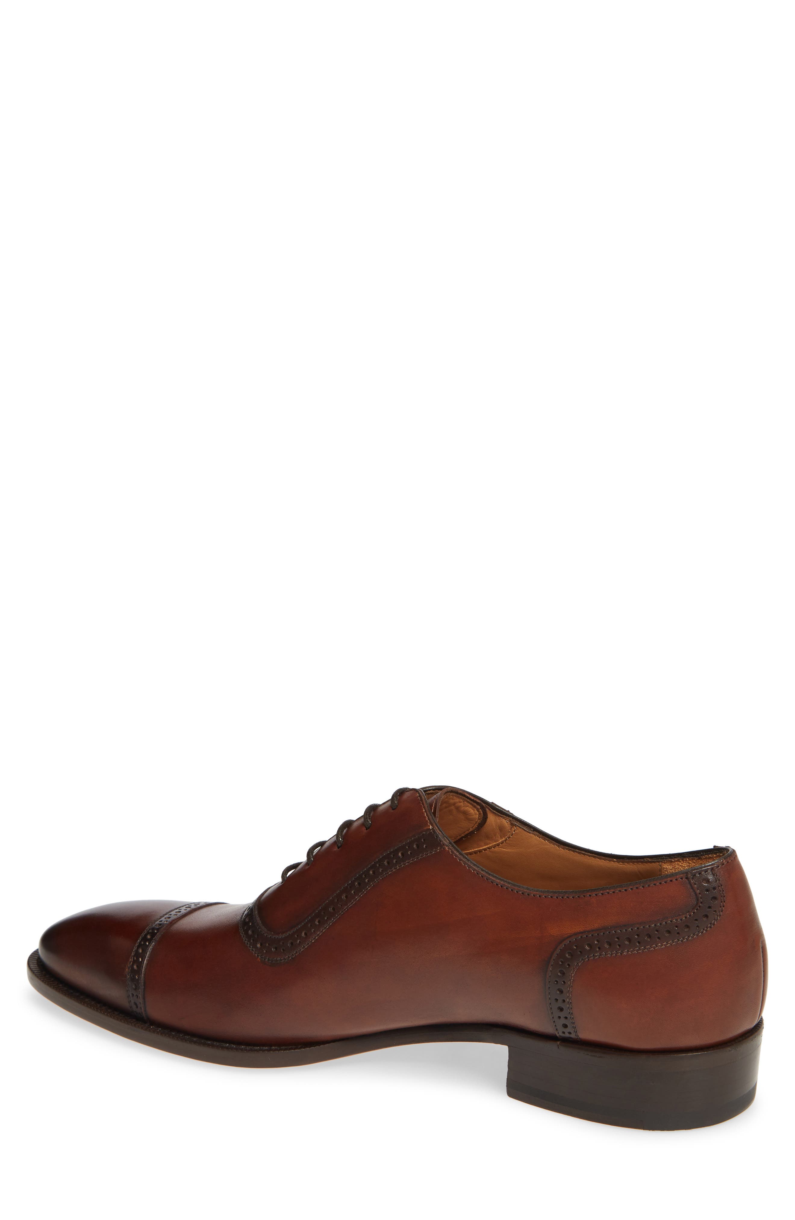Belgrade Cap Toe Oxford, Alternate, color, COGNAC LEATHER
