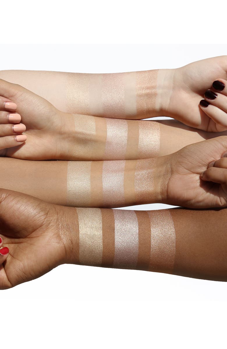 Jouer Skinny Dip, Peach & Rose Gold Powder Highlighter Trio, Alternate, color,