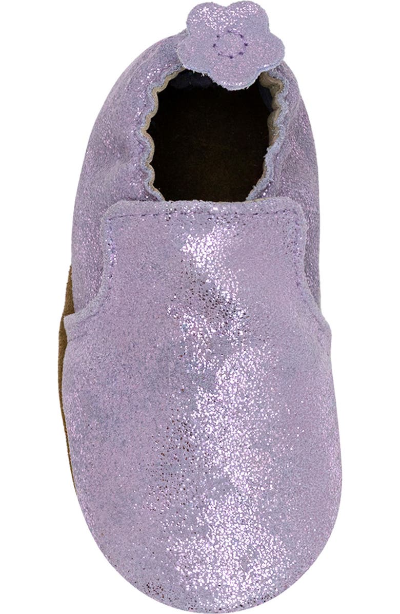 Robeez<sup>®</sup> Pretty Pearl Crib Shoe, Alternate, color, Lavender