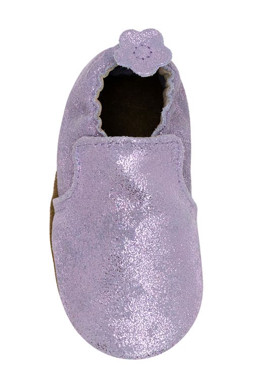 Robeez ® Pretty Pearl Crib Shoe In Lavender