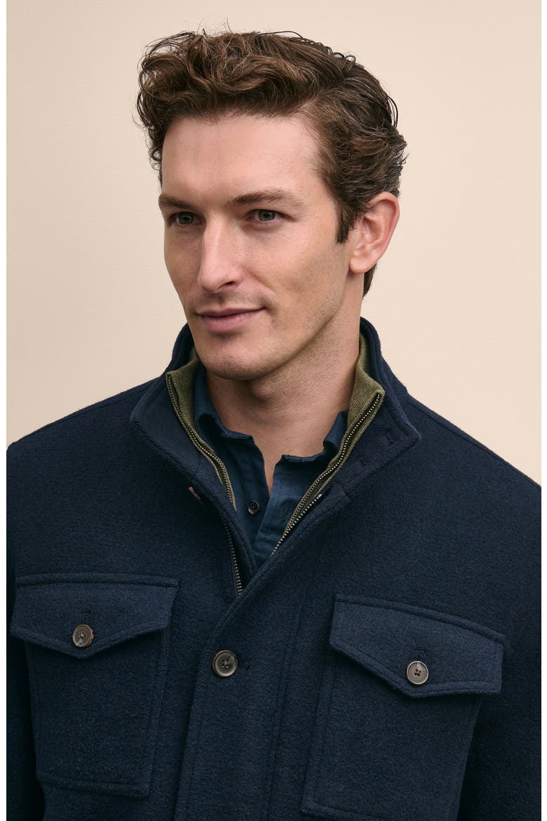 Shirt Jacket, Alternate, color, NAVY BLAZER