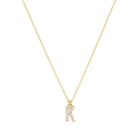 Gemma Initial Necklace