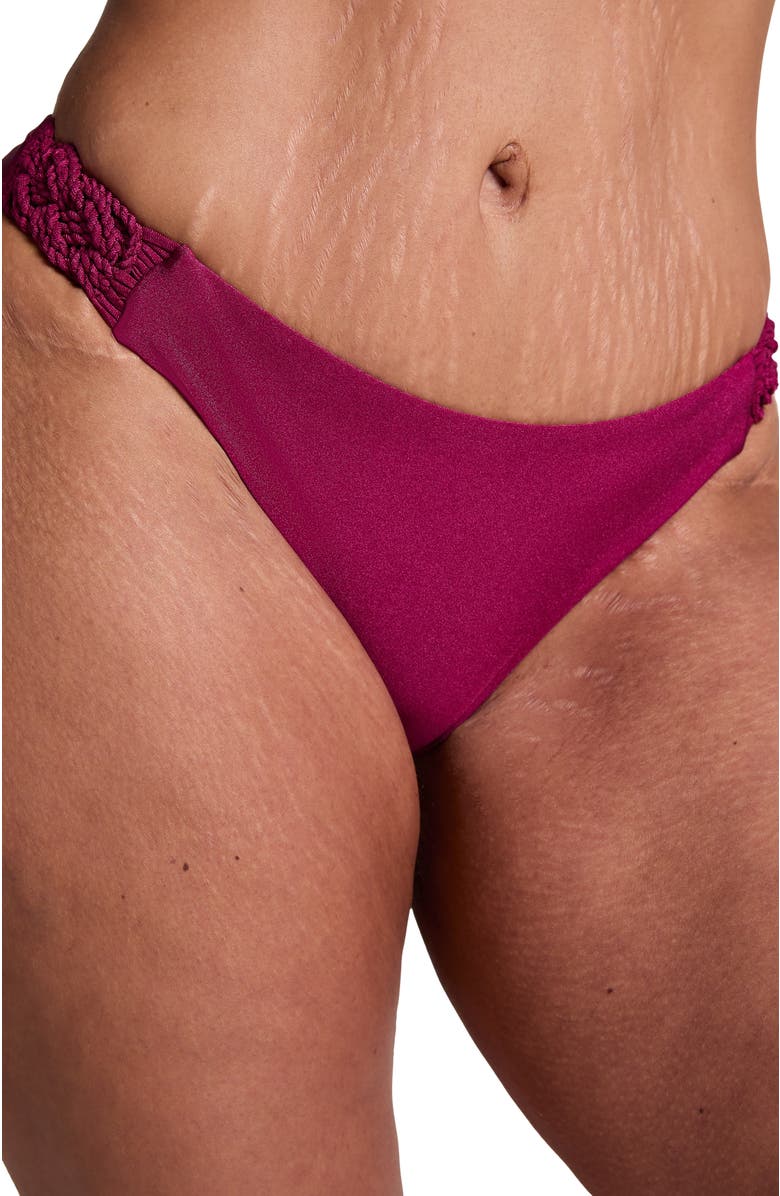 Hunkemöller Marrakech Rio Bikini Bottom, Main, color, Beaujolais