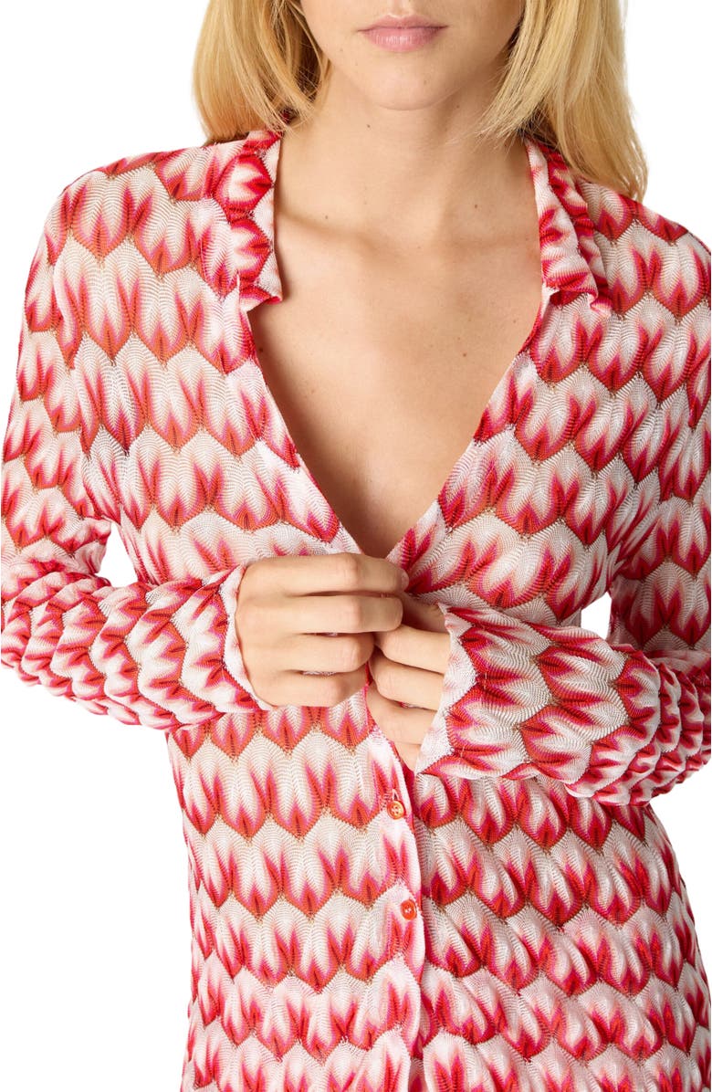 Missoni Shirt In Viscose With Floral Pattern, Alternate, color, Multicoloured