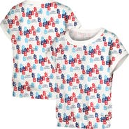 LUSSO Women's Lusso  White St. Louis Cardinals Madge Dolman Tri-Blend T-Shirt