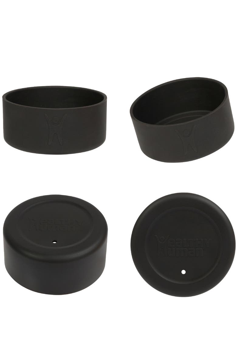 Healthy Human Protective Silicone Bumper Boots for Bottle, Alternate, color, Black