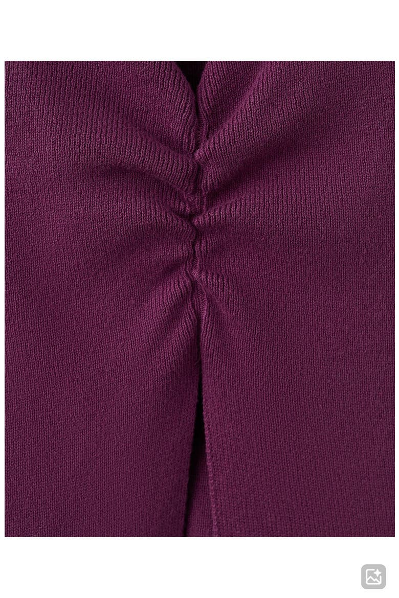 Gathered Detail Knit Tank, Alternate, color, PURPLE