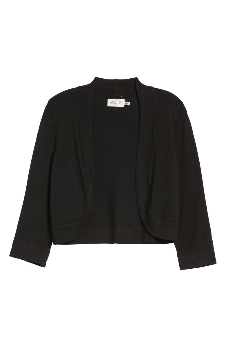 Eliza J Bolero Cardigan, Alternate, color, Black