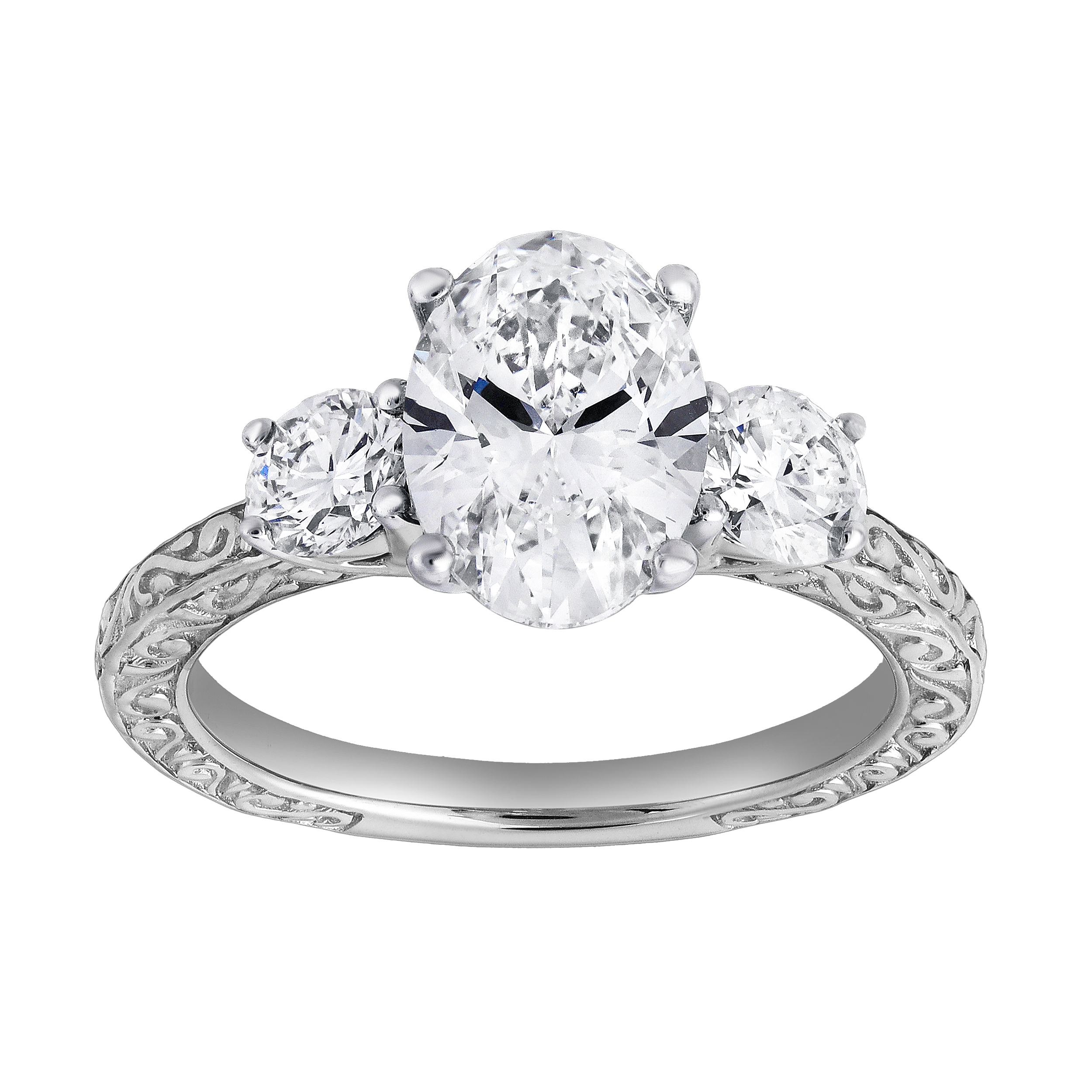 14K White Gold