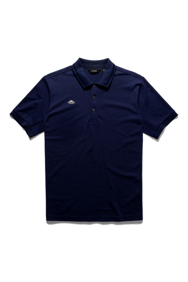 Baty Performance Piqué Golf Polo, Main, color, NAVY