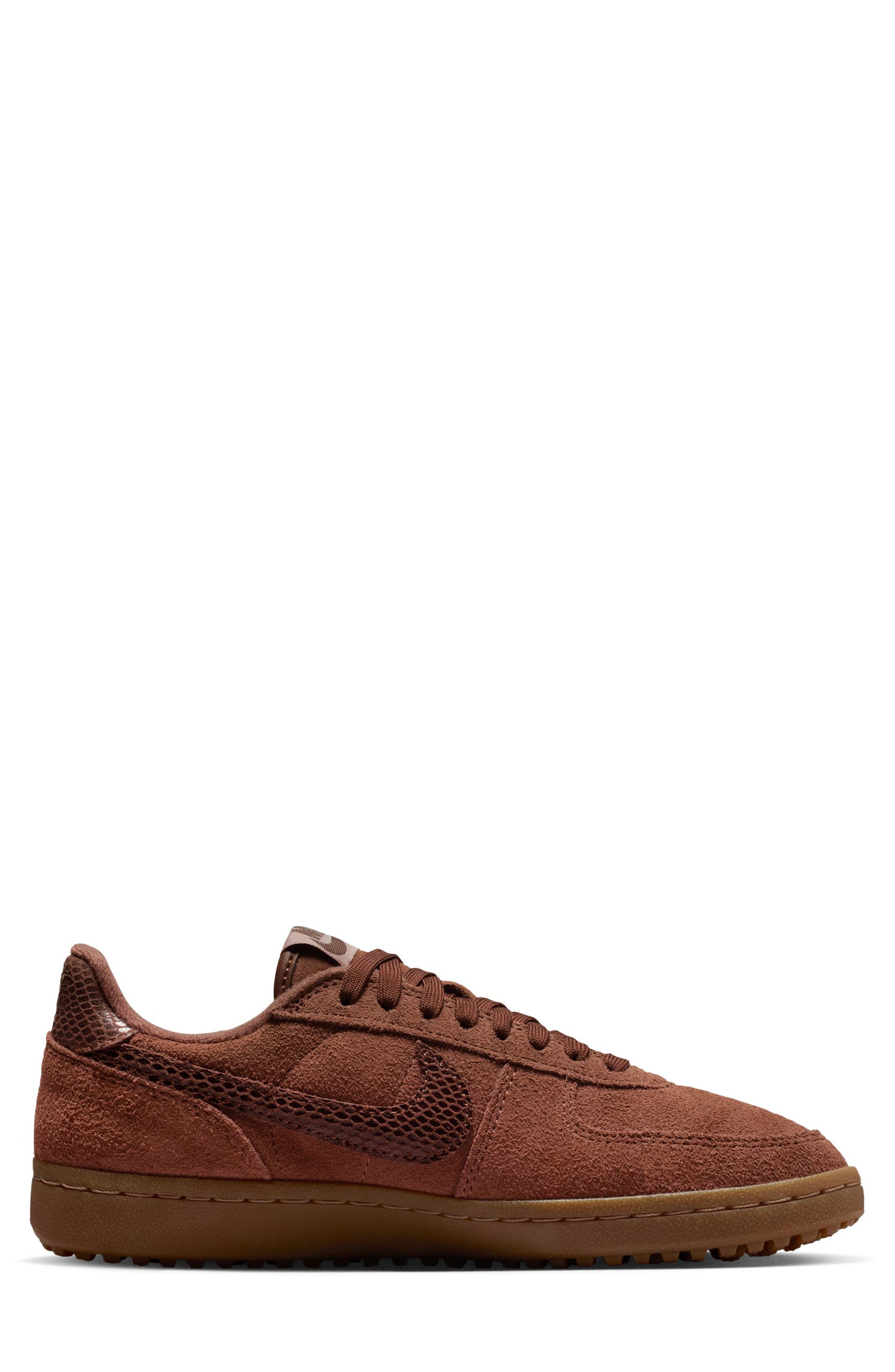 Nike Field General Mesh Swoosh Sneaker, Alternate, color, Fauna Brown/ Baroque Brown