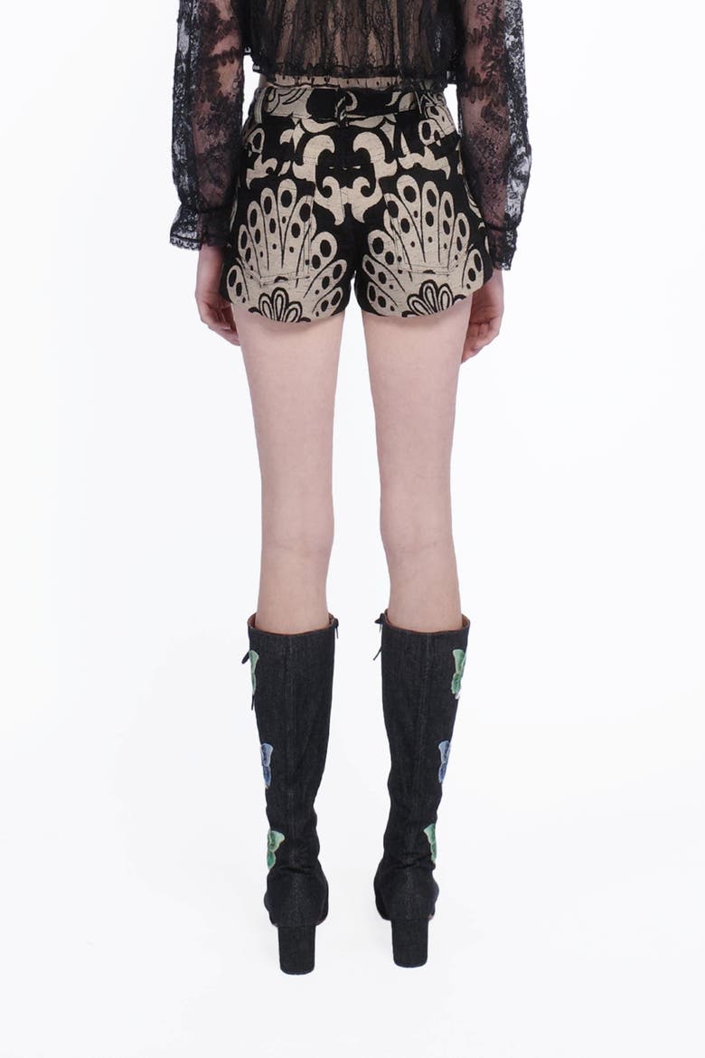Beardsley Tapestry Shorts, Alternate, color, Black Multi