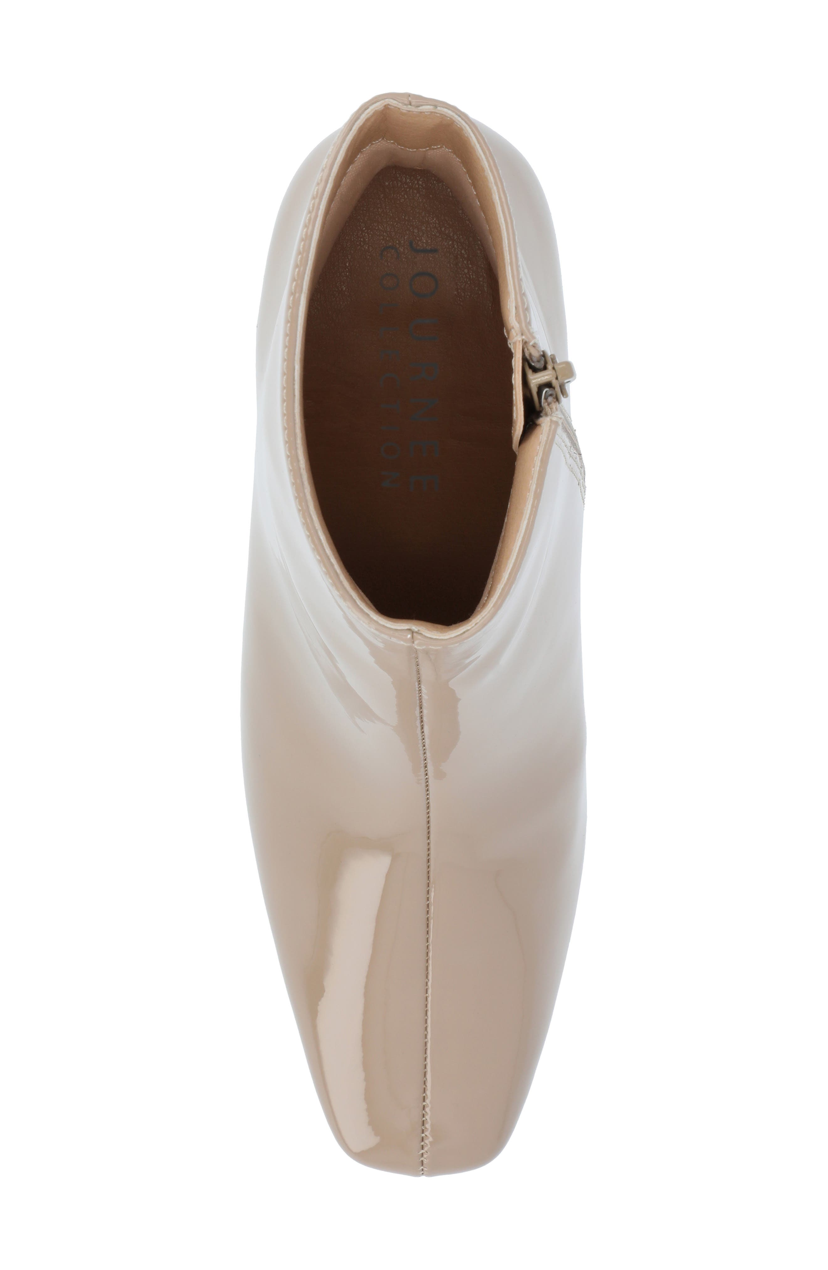 Haylinn Vegan Leather Bootie, Alternate, color, TAUPE PU