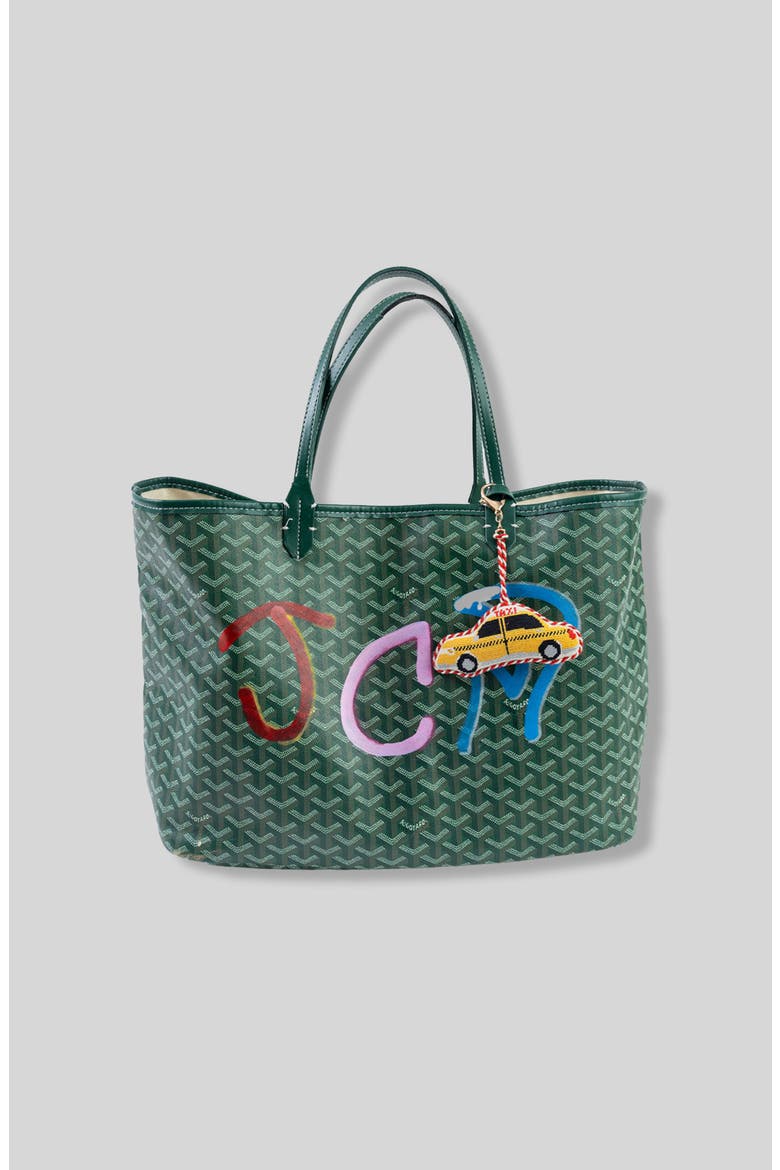 Bag Charm, Alternate, color, Taxi Cab