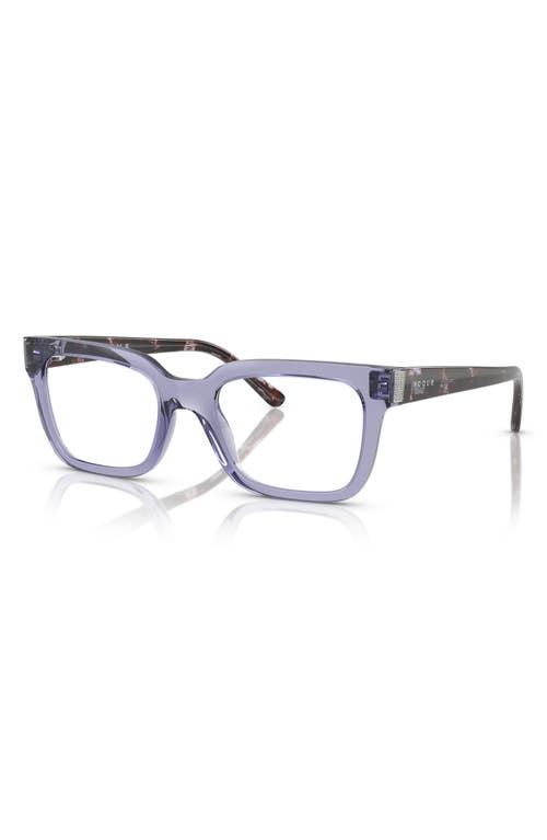 Vogue 50mm Pillow Optical Glasses In Purple