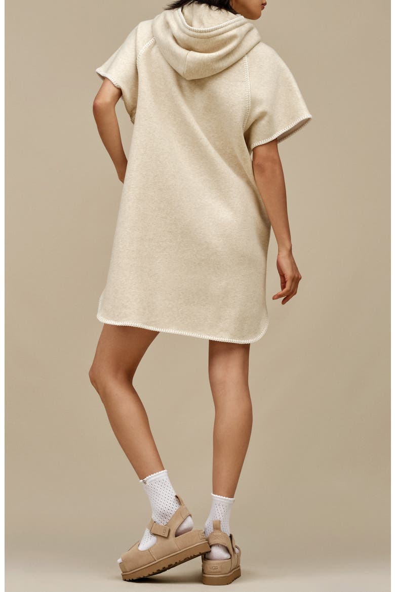 Classic Hoodie Dress, Alternate, color, SAND HEATHER