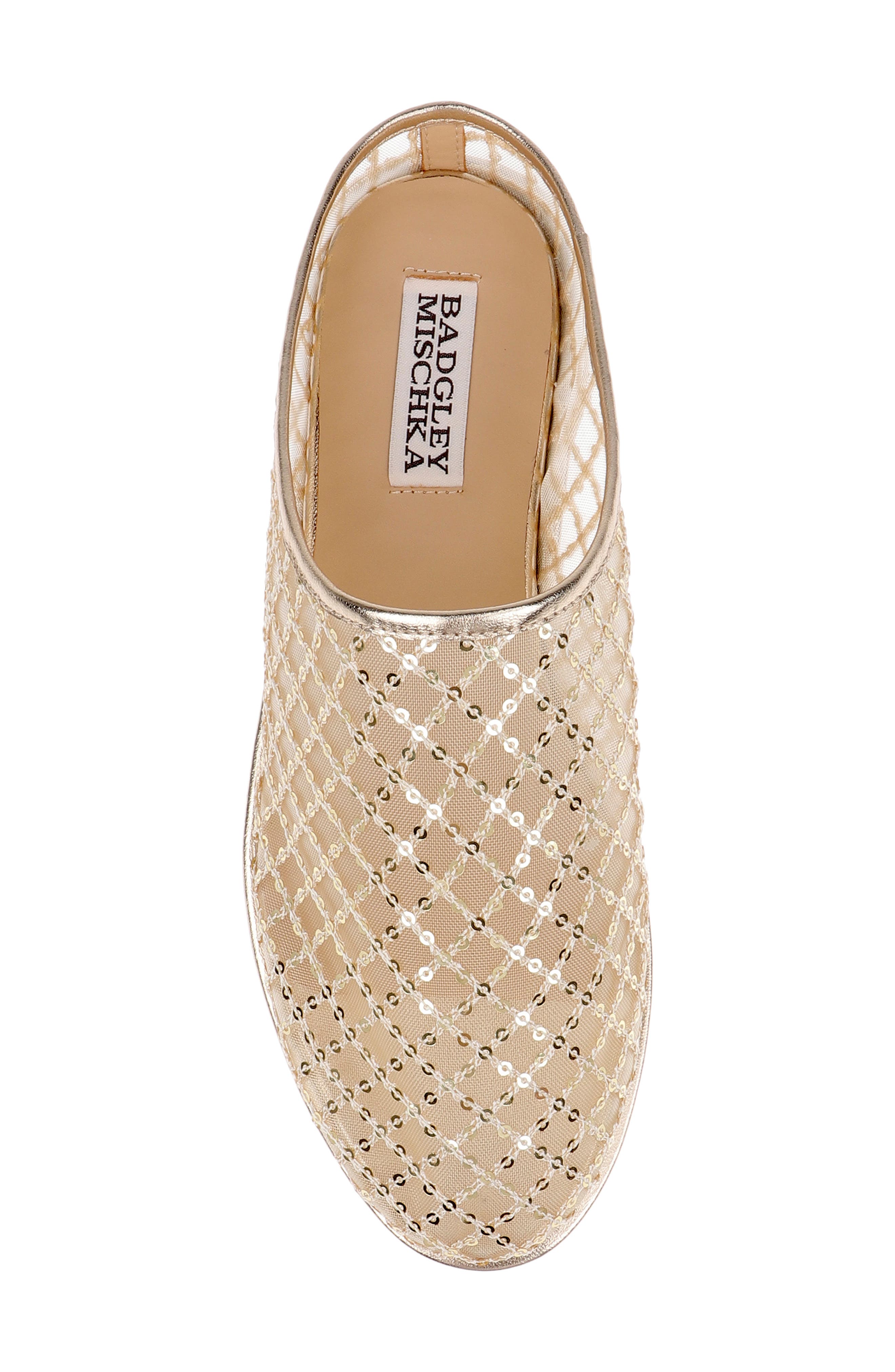 Yumi Mule, Alternate, color, GOLD SEQUINS