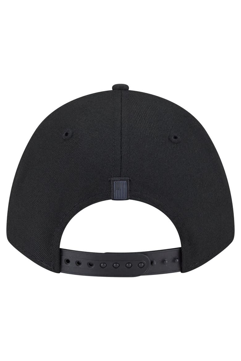 Men's New Era  Black Denver Nuggets Game Day Flag A-Frame 9FORTY Adjustable Hat, Alternate, color, Black