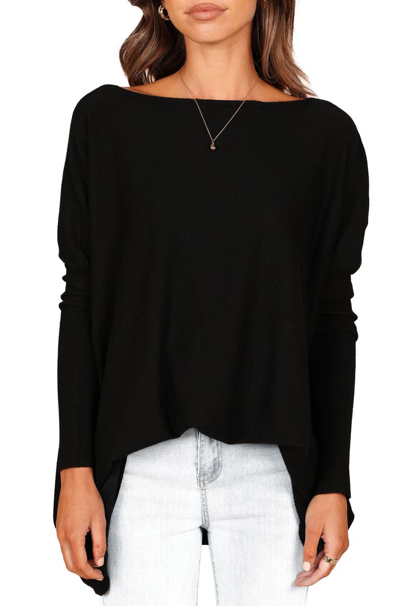 Petal & Pup Jemma Boatneck Tunic Sweater, Alternate, color, 