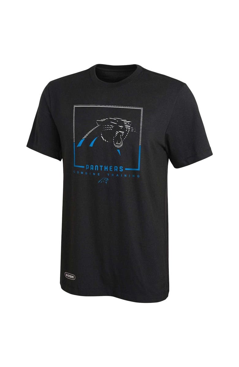 Outerstuff Men's Black Carolina Panthers Combine Authentic Clutch T-Shirt, Main, color, Black