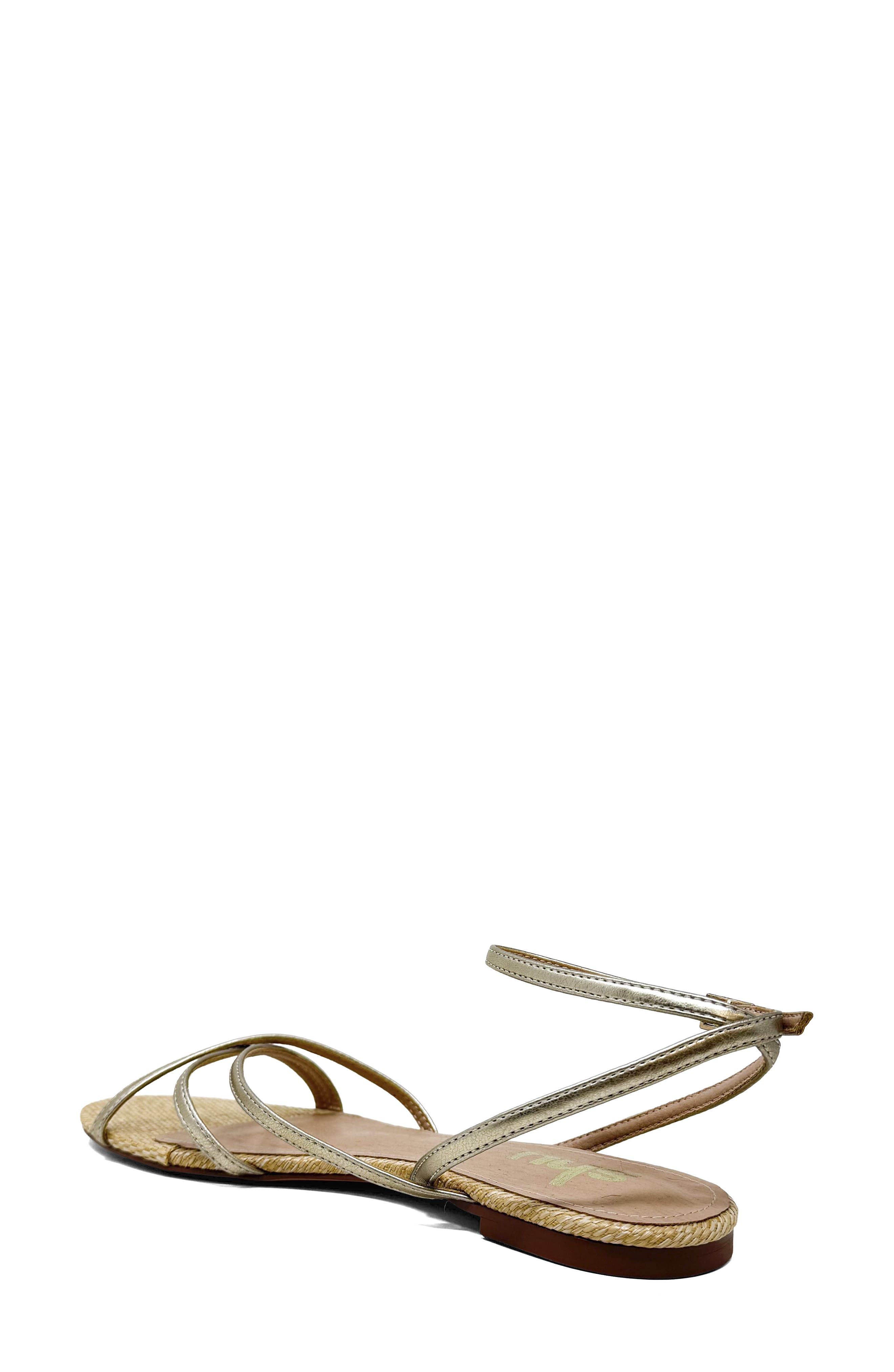 Betty Ankle Strap Sandal, Alternate, color, GOLD