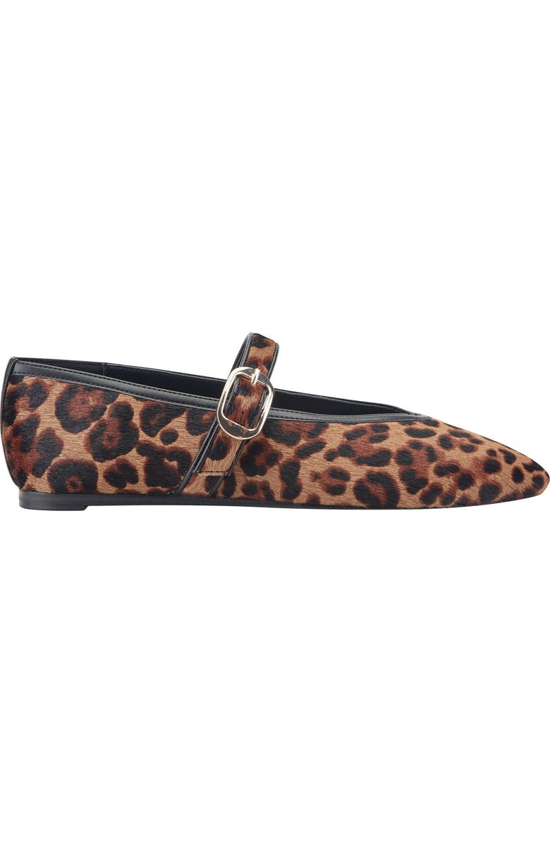 Marc Fisher LTD Godealy Genuine Calf Hair Mary Jane Flat, Alternate, color,