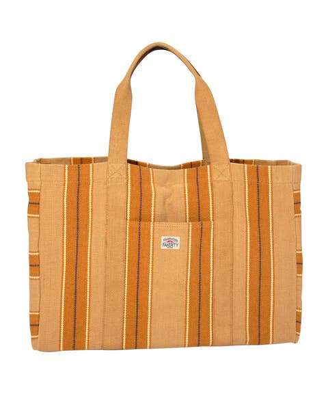 Surf Stripe Beach Tote