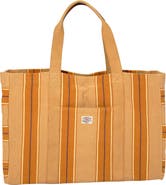 Faherty Surf Stripe Beach Tote