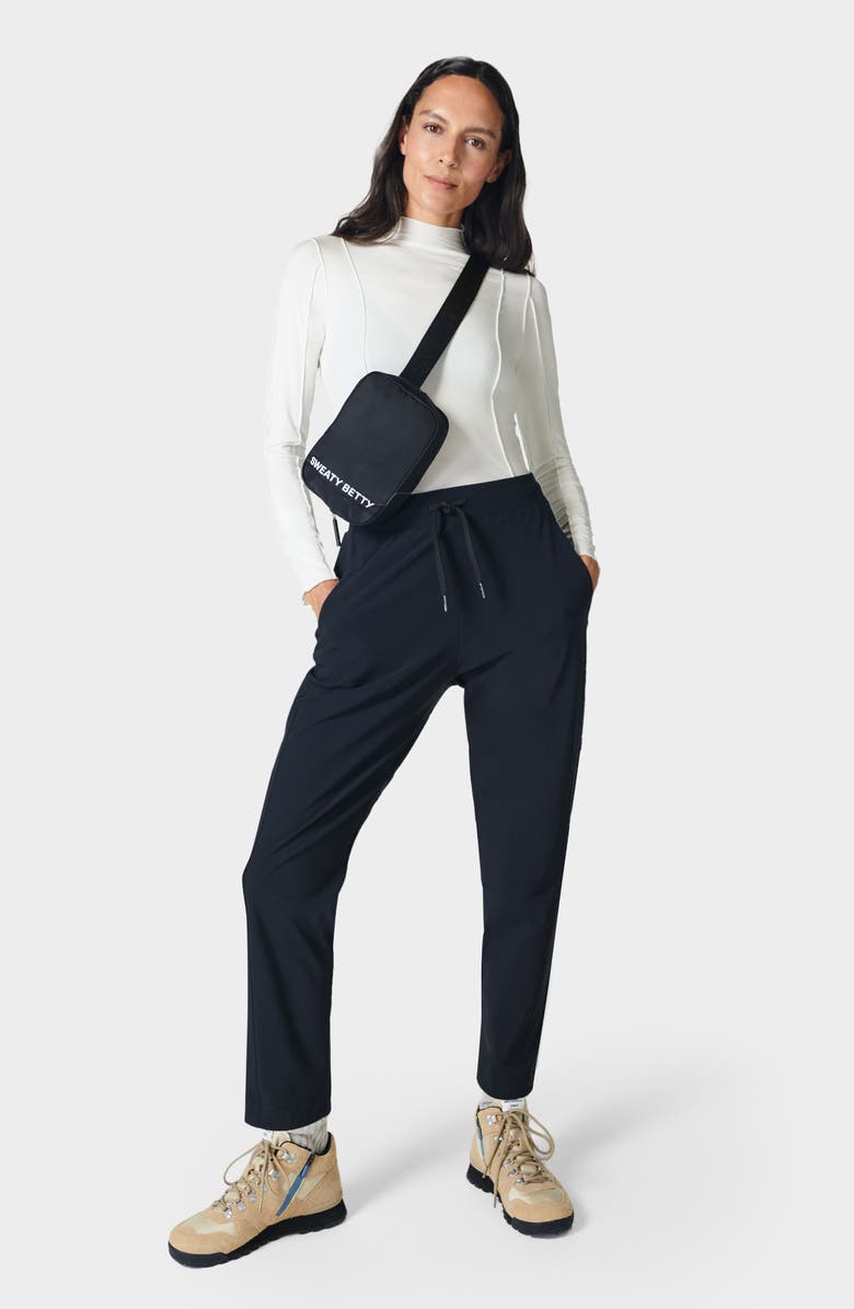 Sweaty Betty Arctic Explorer Drawstring Crop Straight Leg Pants, Alternate, color, 