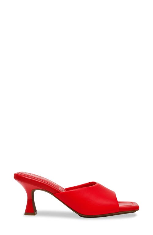 Anne Klein Women's Jerilyn Square Toe Mule Dress Sandals In Red