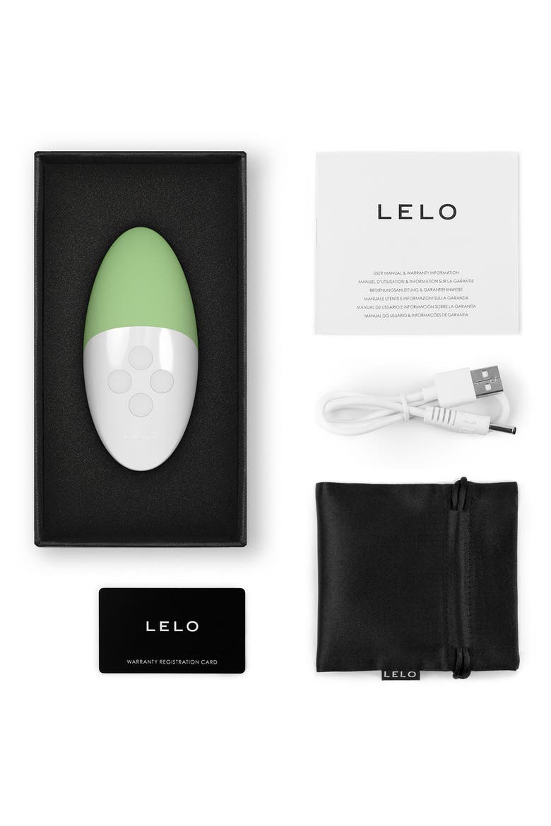 SIRI 3 Sound Activated Vibrator, Alternate, color, PISTACHIO GREEN