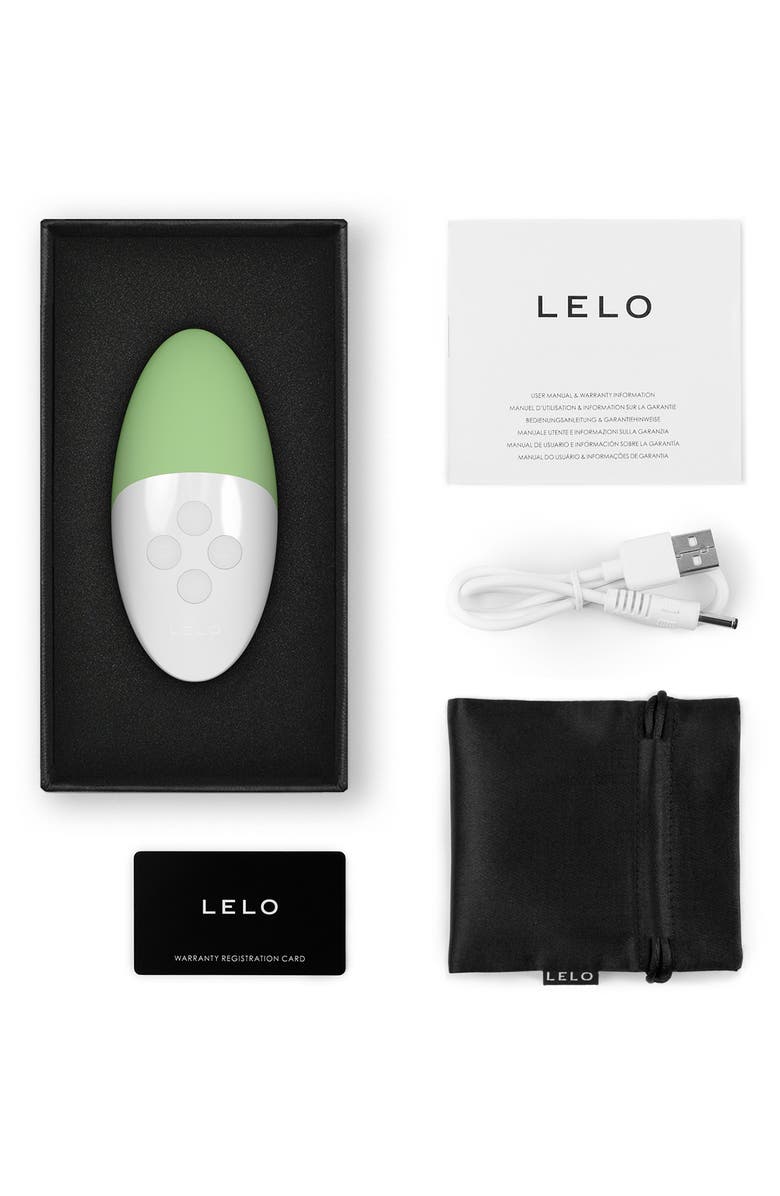 LELO SIRI 3 Sound Activated Vibrator, Alternate, color, Pistachio Green